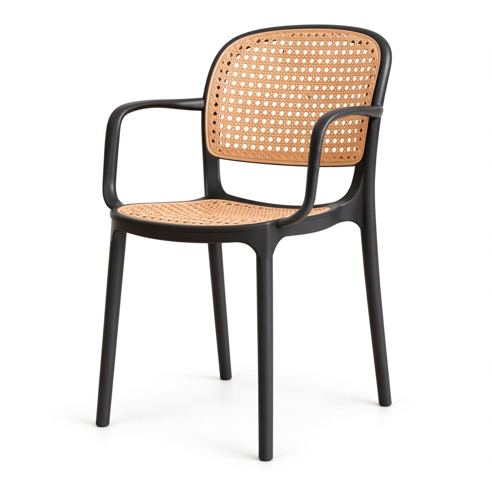 Silla Tuhome Nest Negra Café Claro