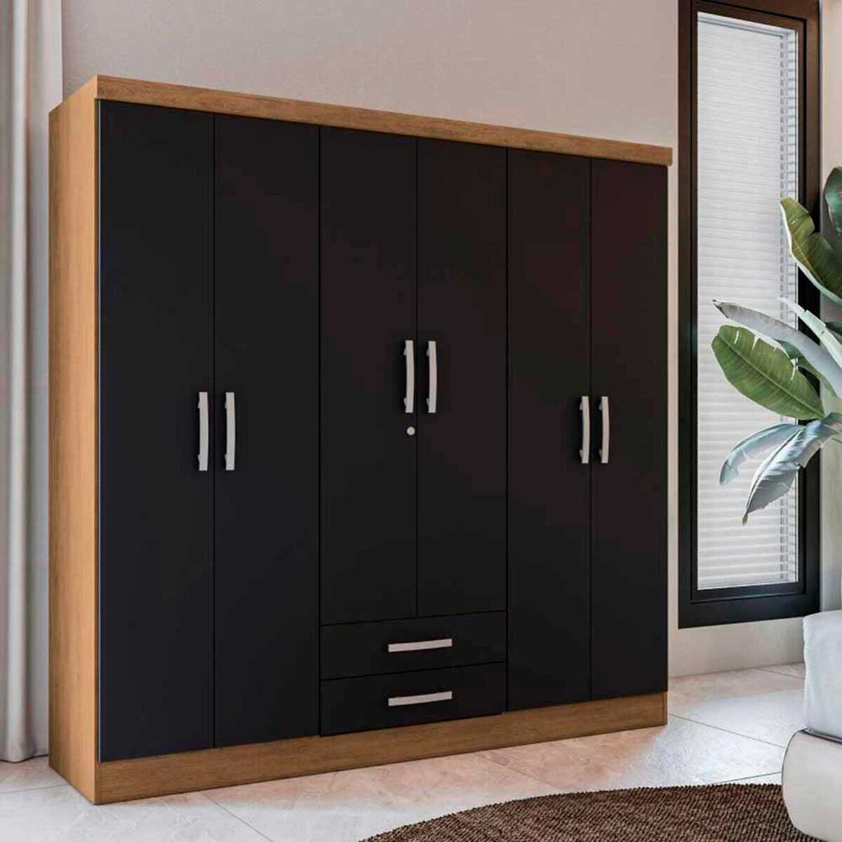 Cl&oacute;set Yardas S446 6 Puertas 2 Cajones