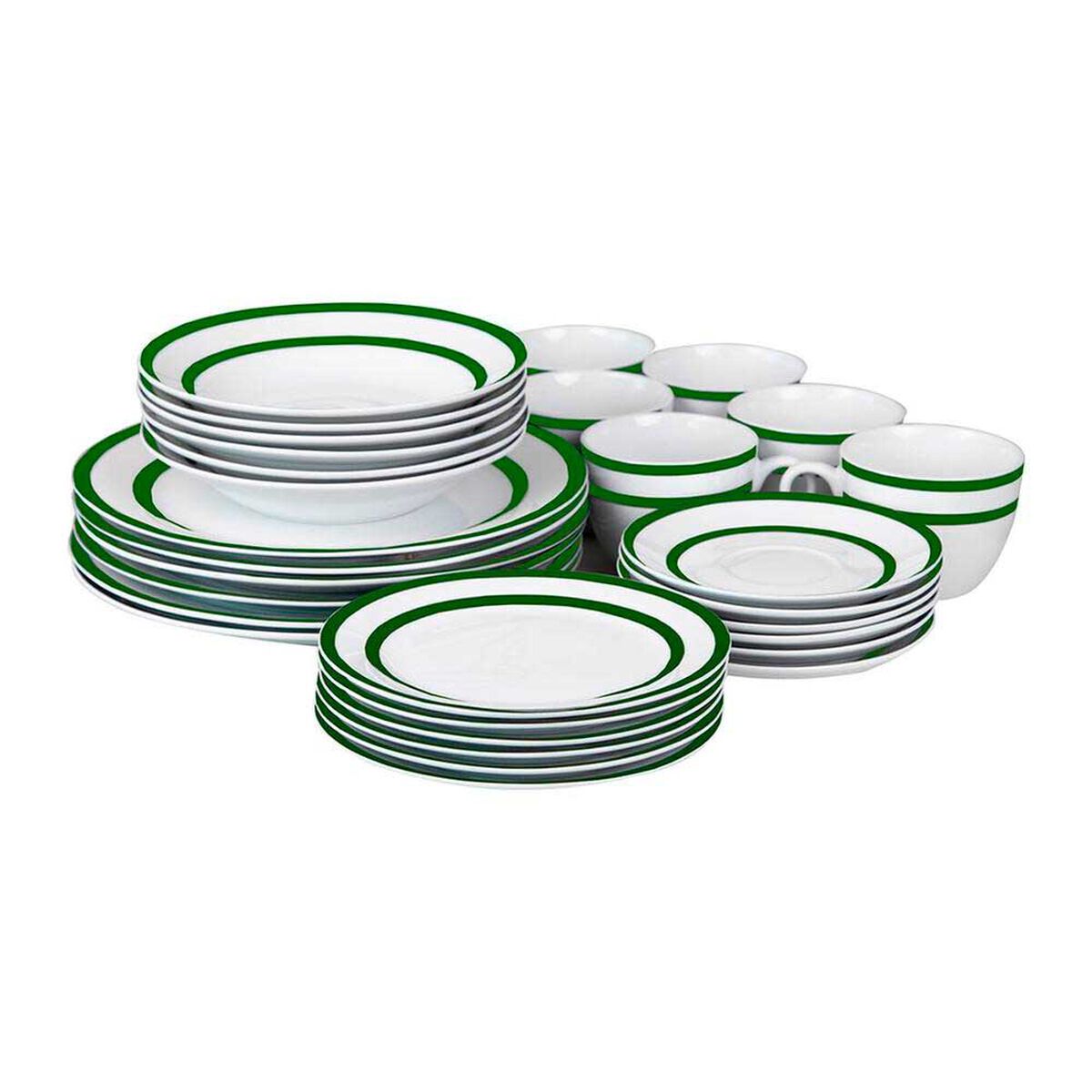 Vajilla Doral Royal 30 Piezas Verde