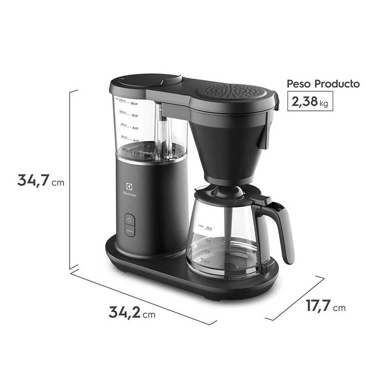 Cafetera de Goteo Electrolux CMP70 1,25 L