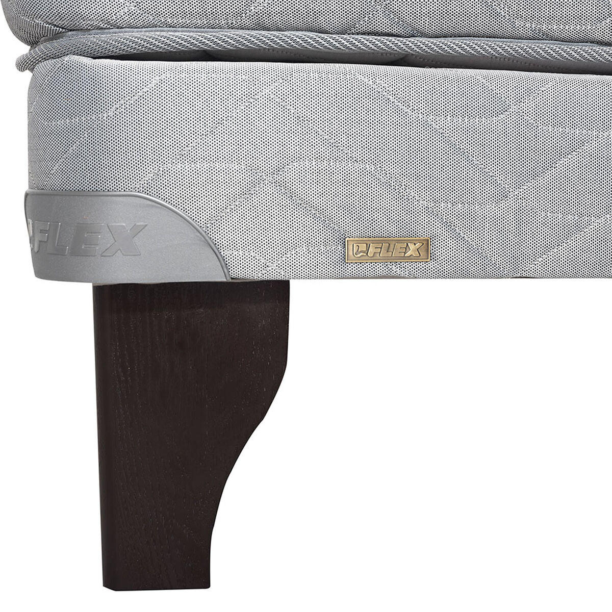 Cama Europea Flex Full Threrapedic Más + Respaldo + 2 Veladores