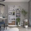 Estante 62 cm + Estante 45 cm TuHome Home Blanco