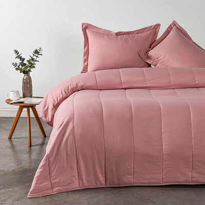 Imagen 1 del producto Cubrecama American Family King Piedra Rosa