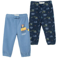Pack 2 Pantalón Buzo Polar Chess Baby Azul