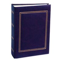 Álbum para Fotos Cartón Vgo Clásico Liso 100 Fotos Azul