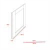 Mueble de Tocador + Espejo + Cómoda 4 Cajones 1 Puerta Perla