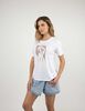 Polera Con Estampado Manga Corta Mujer Zibel