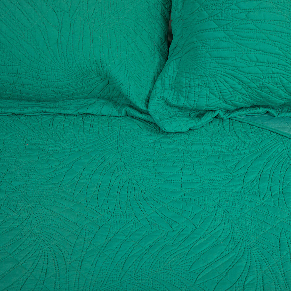 Quilt Doral 2 Plazas Turquesa Bubbly