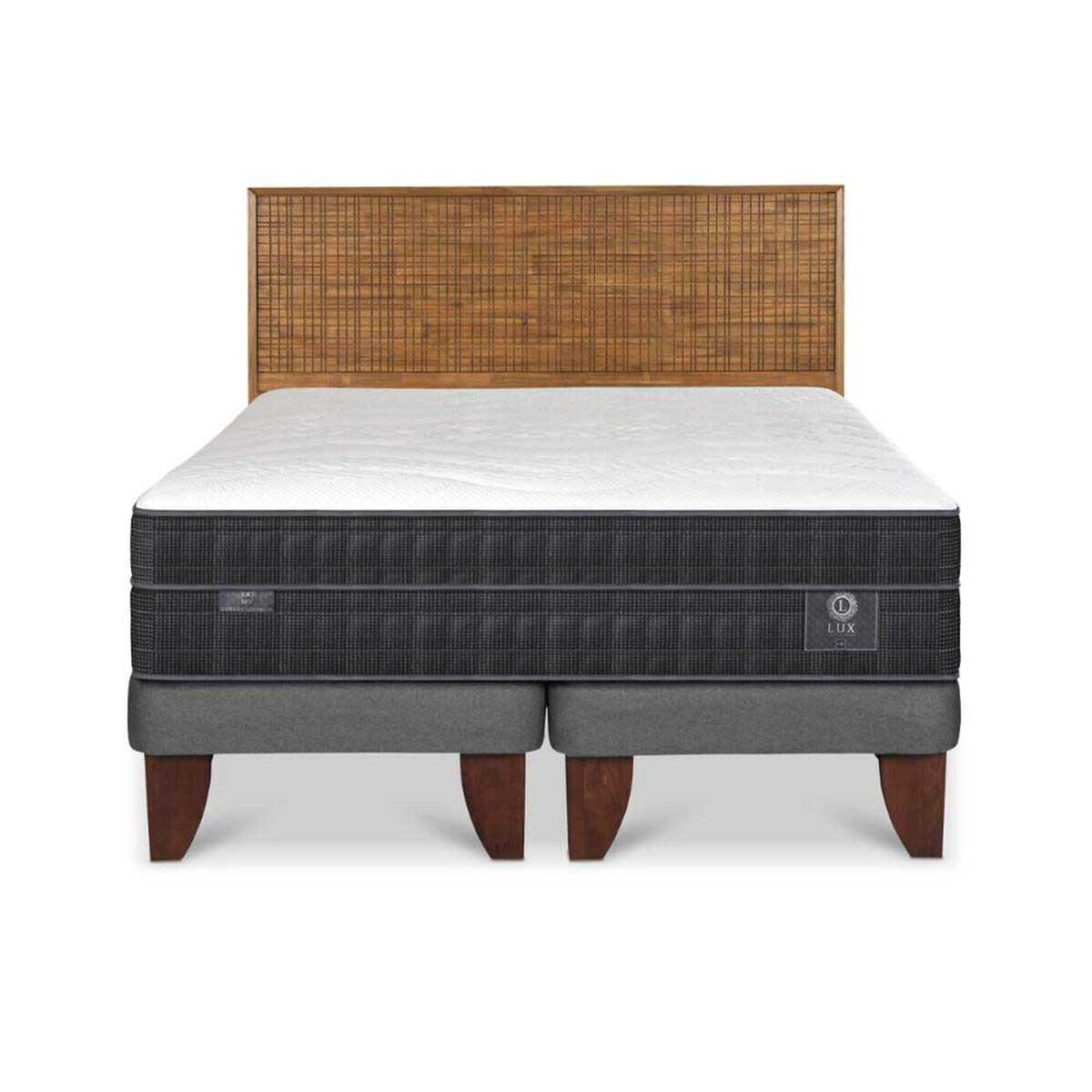 Cama Europea CIC 2 Plazas Lux + 1 Respaldo Adria