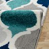 Alfombra Modalfo Florida 160 x 210 cm Turquesa