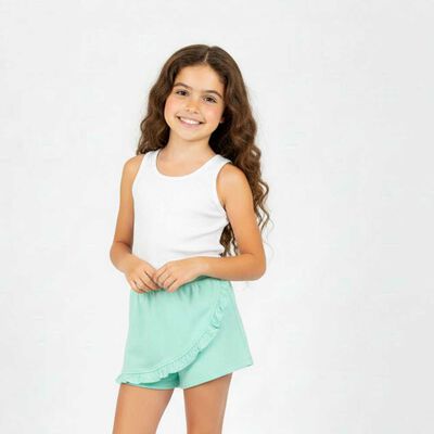 Polera Manga Corta Niña Chess