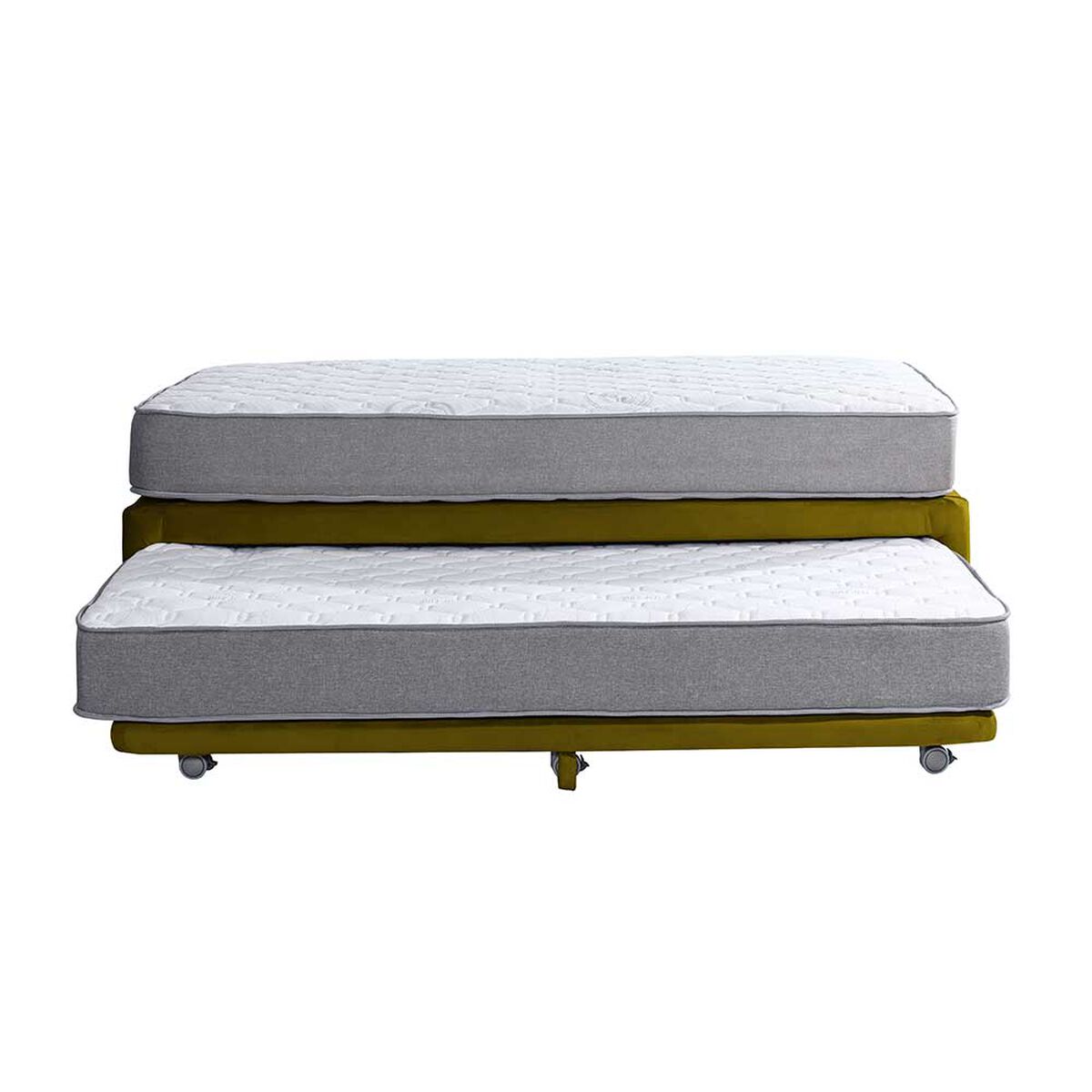 Cama Nido Latam Home 1,5 Plazas Zen Best Tela Verde
