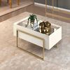 Mesa de Centro Vekkahome Karolann Blanco