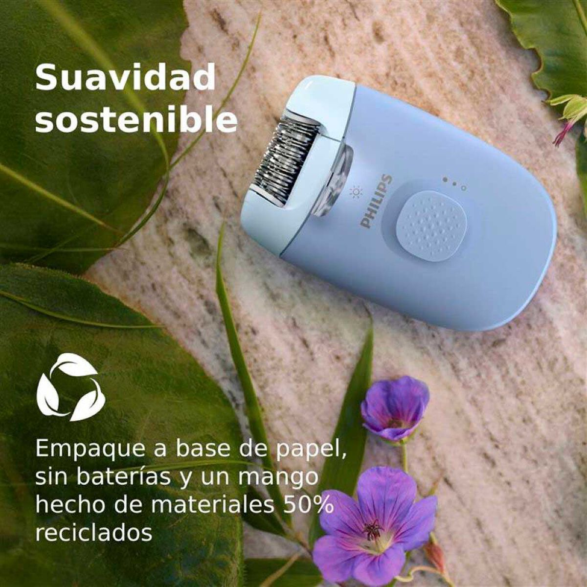 Depiladora Philips BRE247/00 Azul Claro
