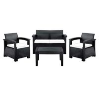 Juego de Living para Terraza Northwest Ibiza Sofá 3 Cuerpos + Dos Sillones 1 Cuerpo