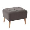Pouf Latam Home Lyon Lino Gris Oscuro