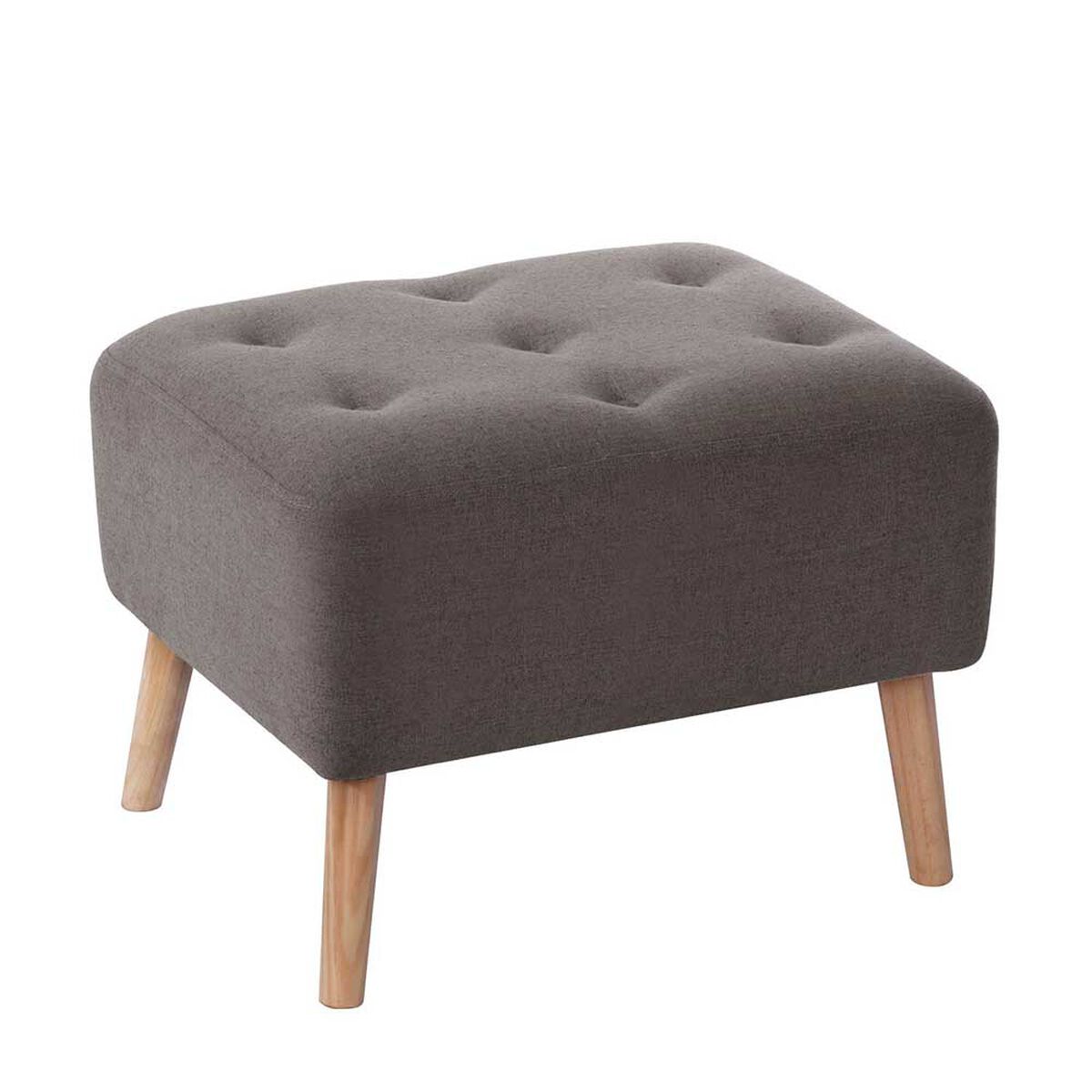 Pouf Latam Home Lyon Lino Gris Oscuro