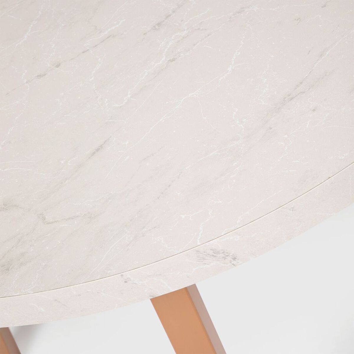 Mesa de Comedor Redonda Roca Atalanta 99cm Canela