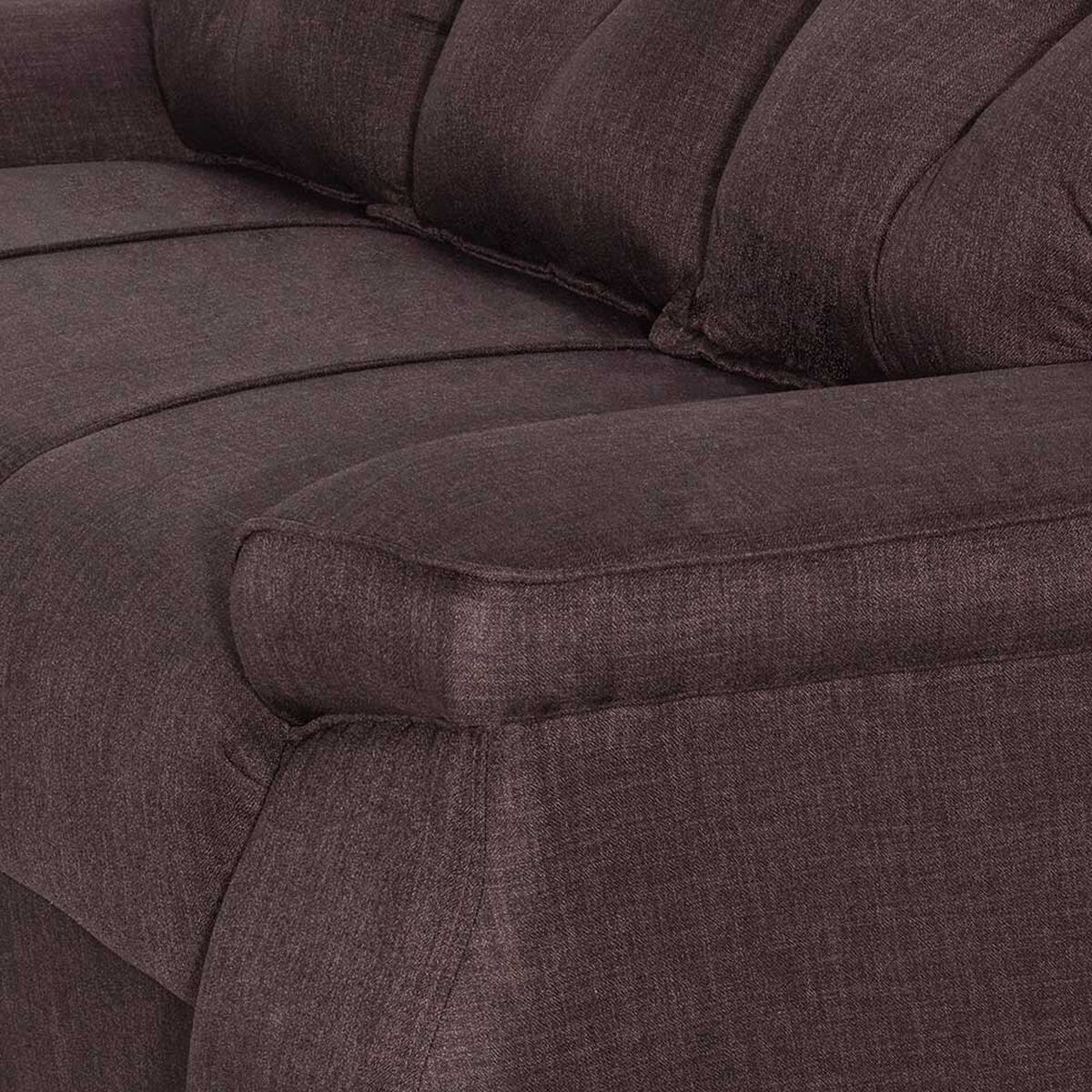 Juego de Living Innovamuebles Fortaleza Córdoba Sofá 3 Cuerpos + Dos Butacas 1 Cuerpo Chocolate