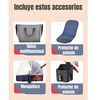 Coche Cuna con Silla Nido y Accesorios LuBabycas Gris