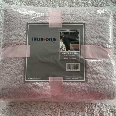 Imagen 2 del producto Manta Sherpa Illusions Lavanda 125 x 150 cm