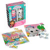 Set de 2 Puzzles en Gatitubos 48 Piezas Gabby y la Casa de Muñecas
