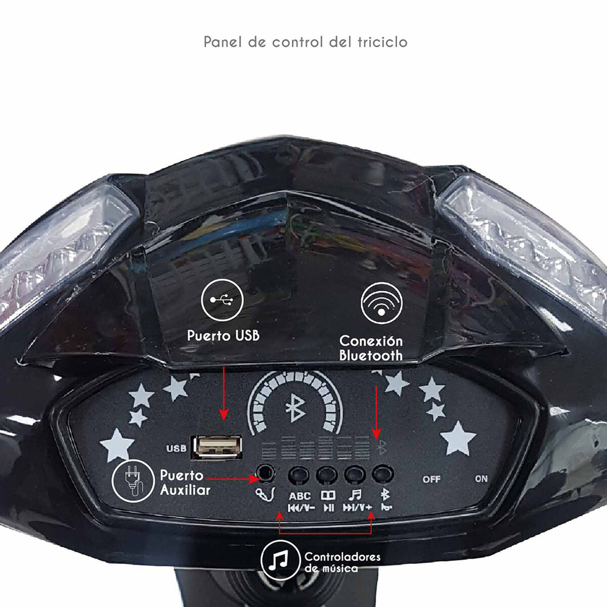 Triciclo Bluetooth Reversible One Click RS-4080
