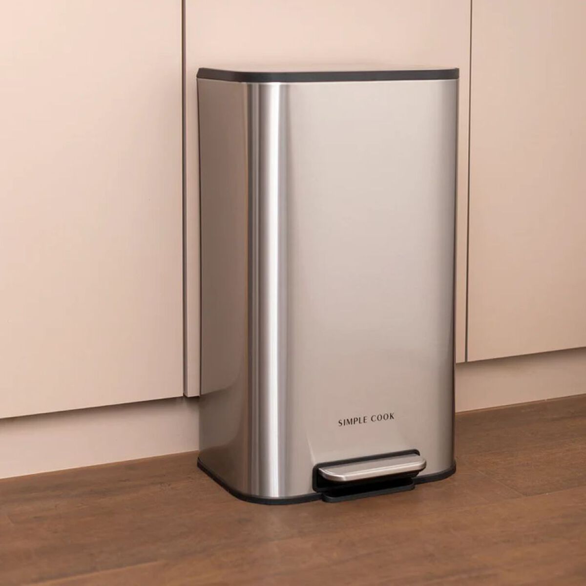 Basurero Mate con Pedal Simple Cook 30 lt.