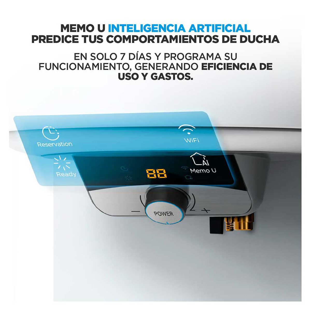 Termo Eléctrico Midea MWH100-15EFG[CL]W 100 lts