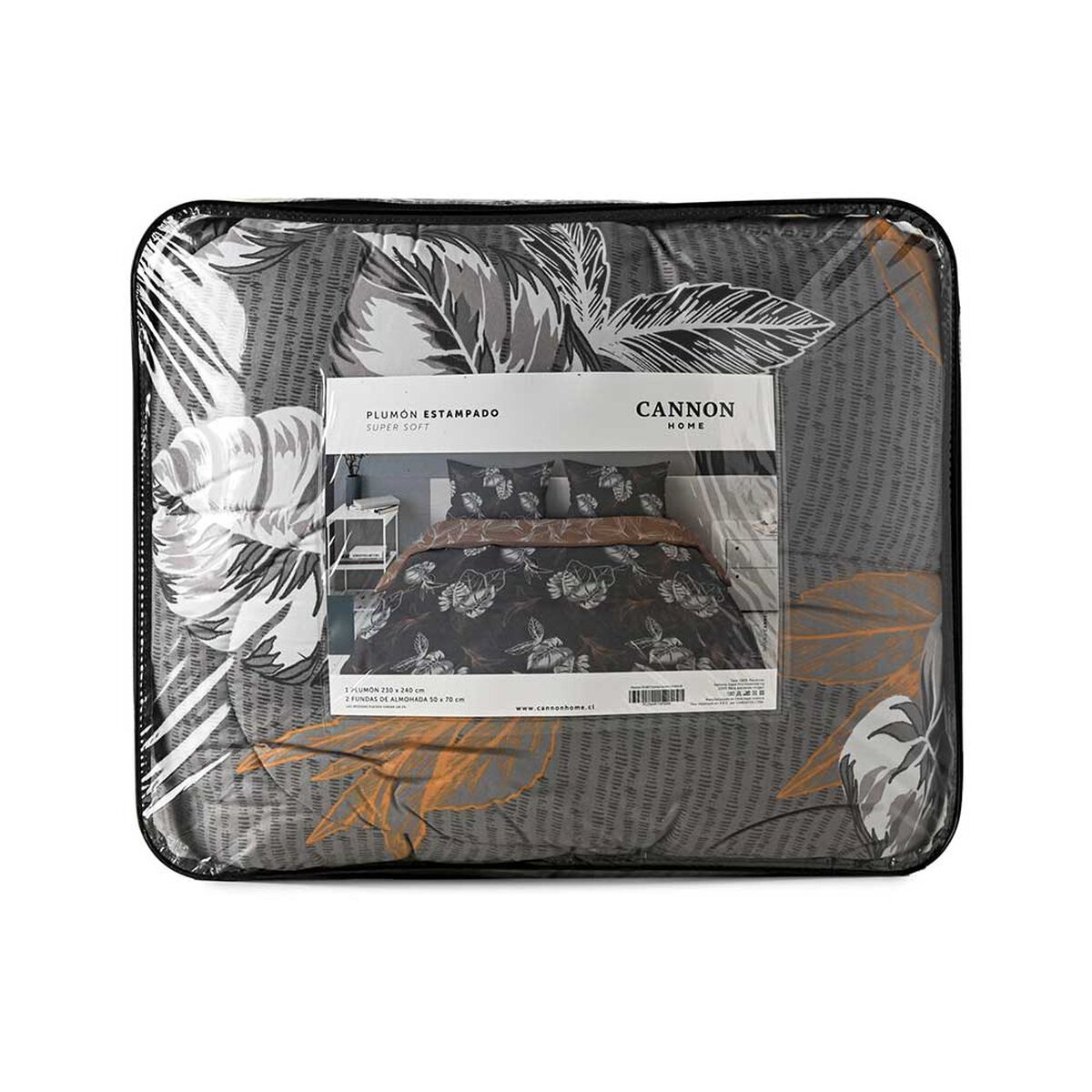 Plum&oacute;n Estampado Cannon 1,5 Plazas Cannet