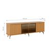 Rack TV  Decocasa Neon Float hasta 70" Carvalho