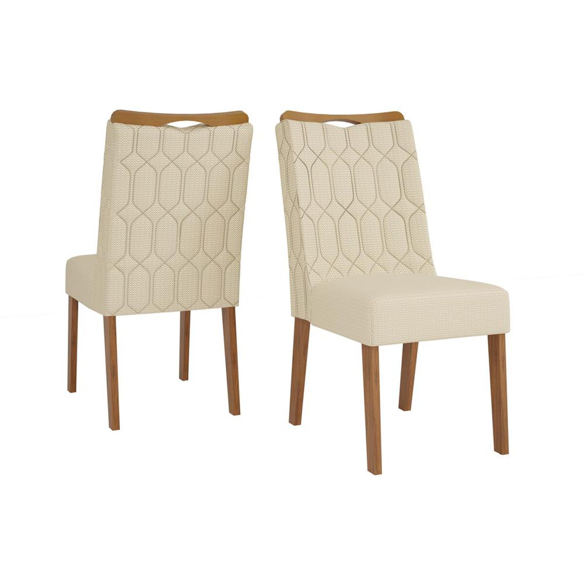 Juego de Comedor Altavision Dalila Frow 6 Sillas Blanco