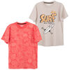 Pack 2 Polera Surf Manga Corta de Algodón Niño Cutback