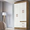 Closet Amuv Closet 4 Puertas Blanco