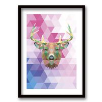 Cuadro Decorativo Retela Reno Geométrico 40 x 30 cm