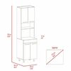 Mueble de Cocina TuHome Luna 4 Puertas Wengue Fresno Europeo