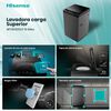 Lavadora Carga Superior Hisense WT3K1031UT 10 Kg. Titanium