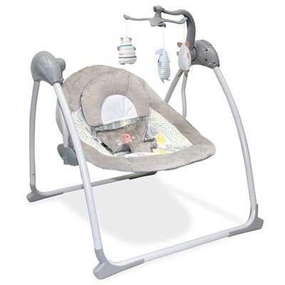 Silla Mecedora Electrónica con Móvil Gris