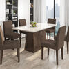 Juego de Comedor Jdo & Design Amanda 6 Sillas Castaño Oscuro 