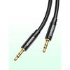 Cable Audio Auxiliar Plug 3.5Mm M/M Trenzado 2M Negro Ugreen Av112