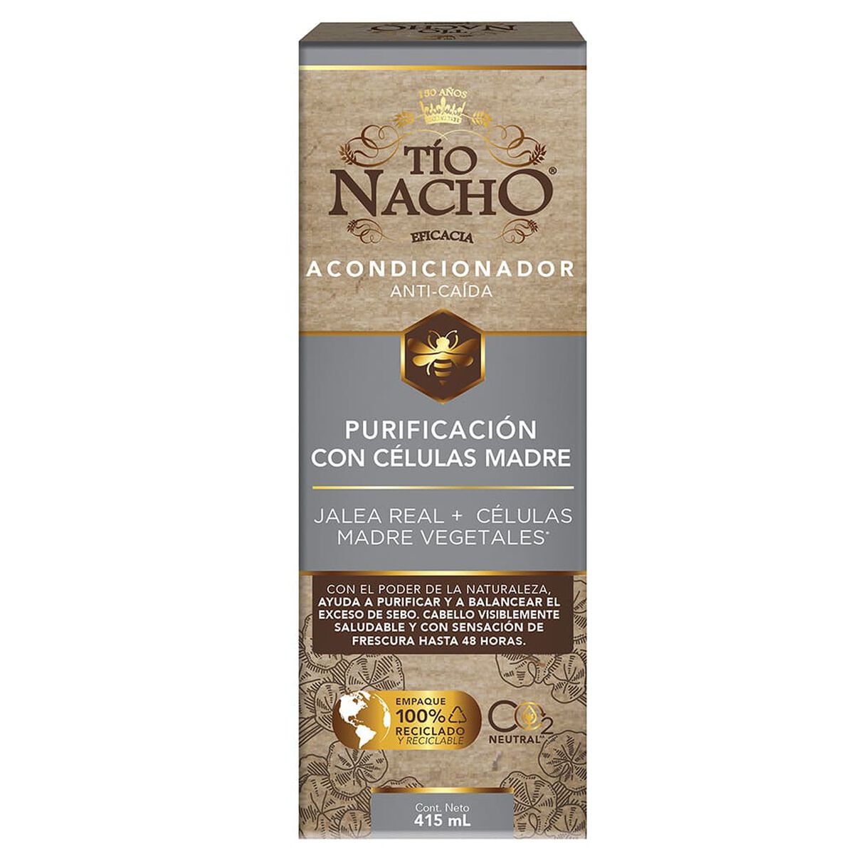 T&iacute;o Nacho Acondicionador Celulas Madre Vegetales 415 ml
