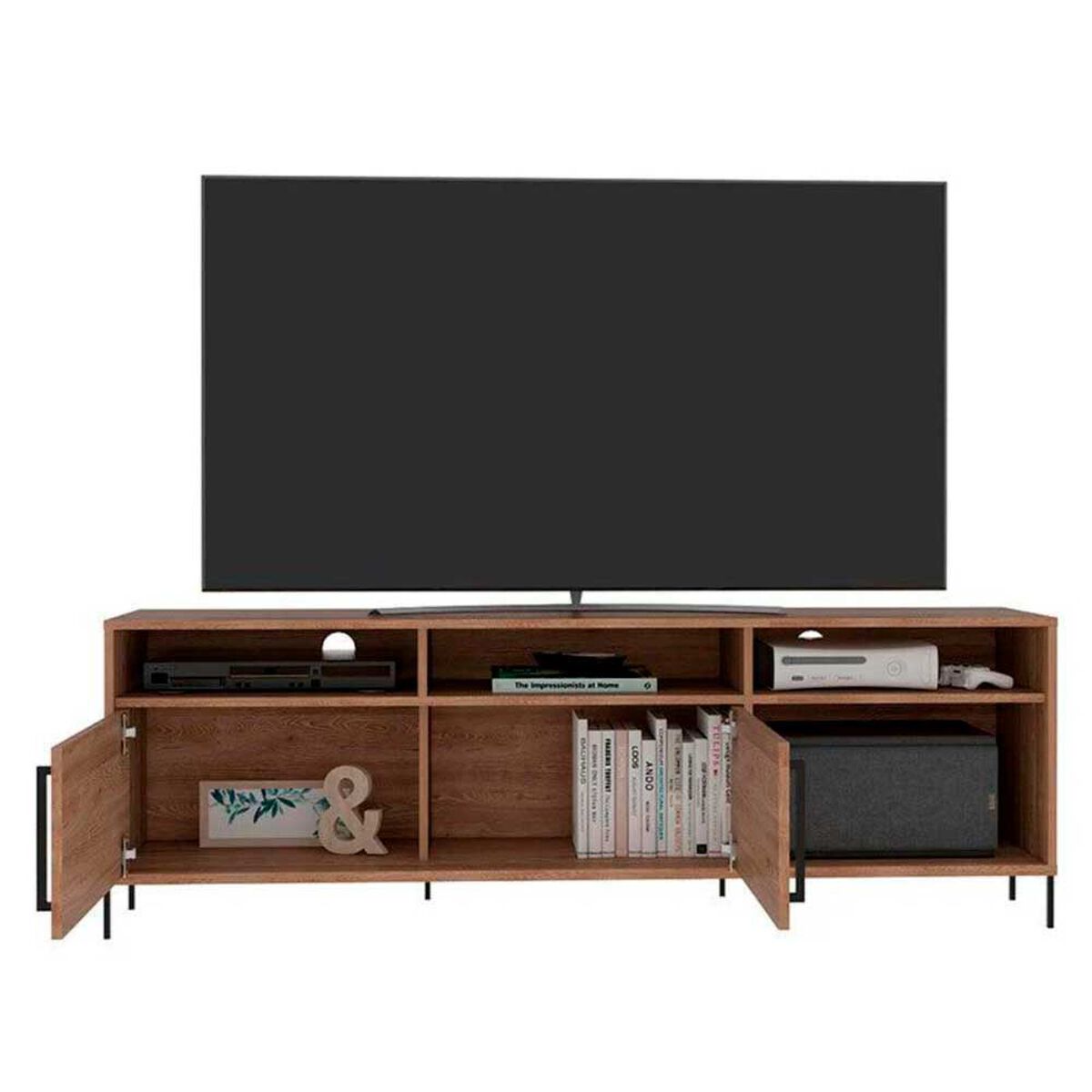 Rack TV TuHome Karev Hasta 70" Miel