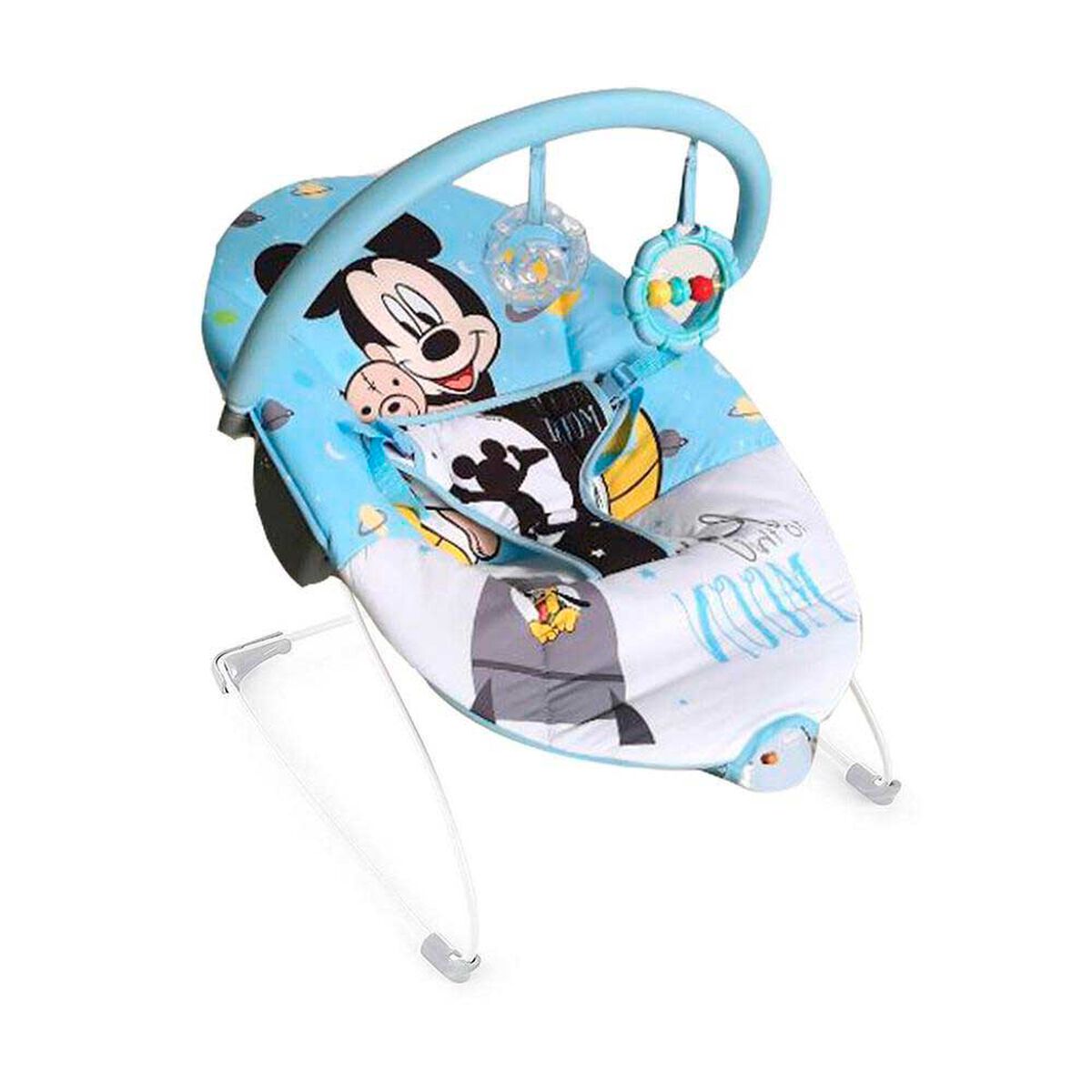 Silla Nido Vibraci&oacute;n Mickey Mouse Barra de Juguetes Disney