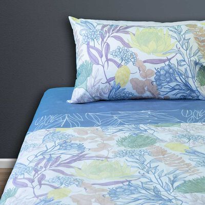 Imagen 1 del producto Juego de Sábanas Doral 200 Hilos 1,5 Plazas Doral Blue Diseño 5