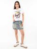 Polera Con Estampado Manga Corta Mujer Icono