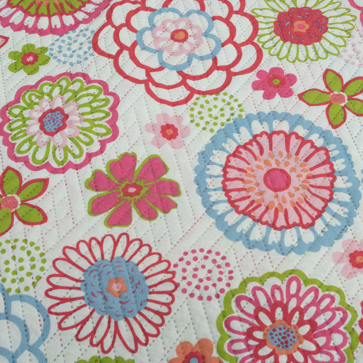 Quilt Doral Hotpress Infantil 1,5 Plazas Flores