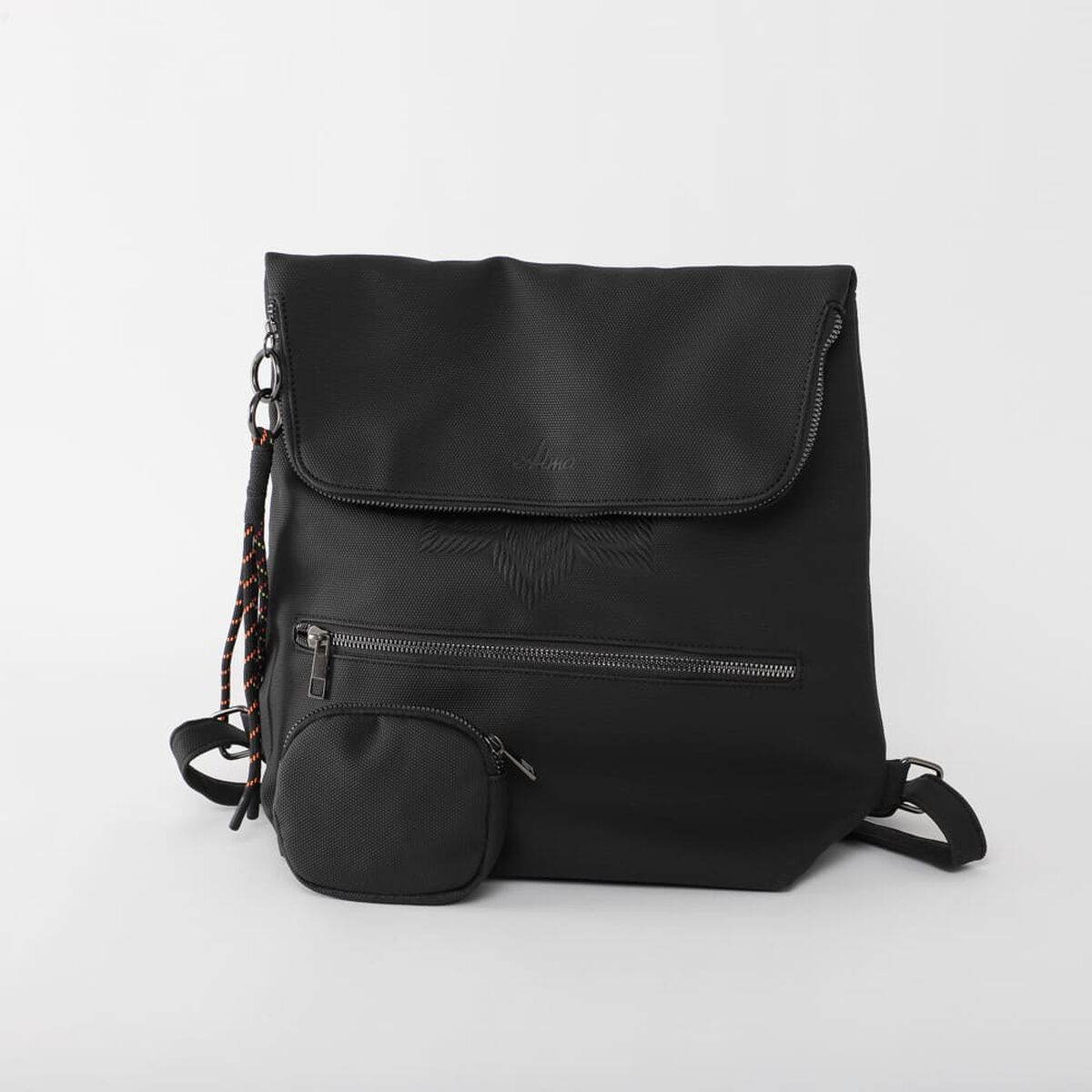 Mochila Ecocuero Black Alma
