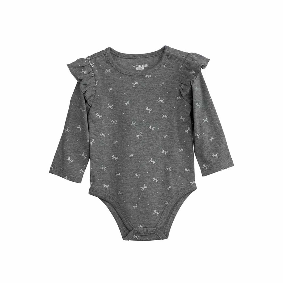 Pack 2 Body Beb&eacute; de Algod&oacute;n Chess Baby