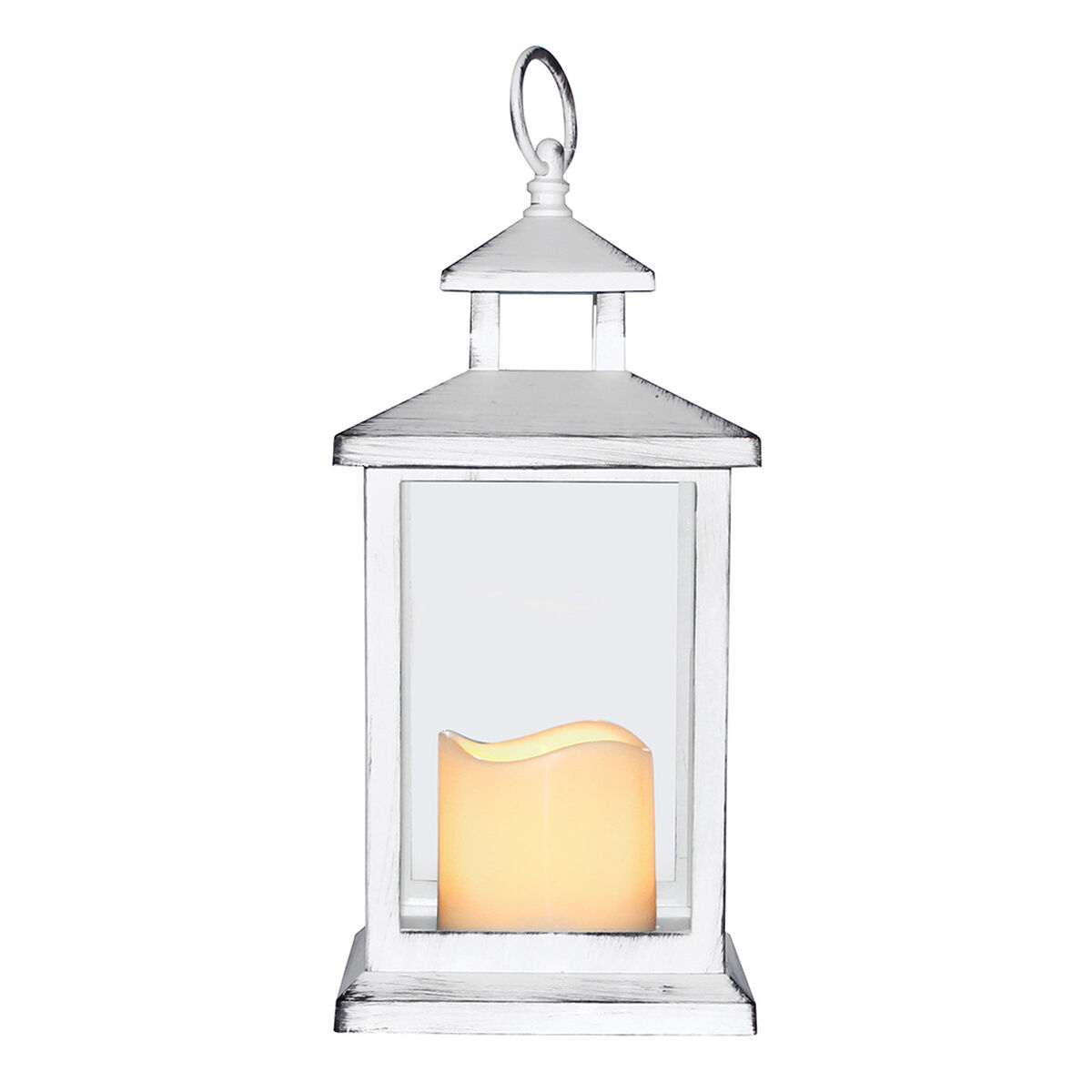 Fanal Pl&aacute;stico Con Vela Led