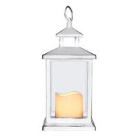 Fanal Plástico Con Vela Led